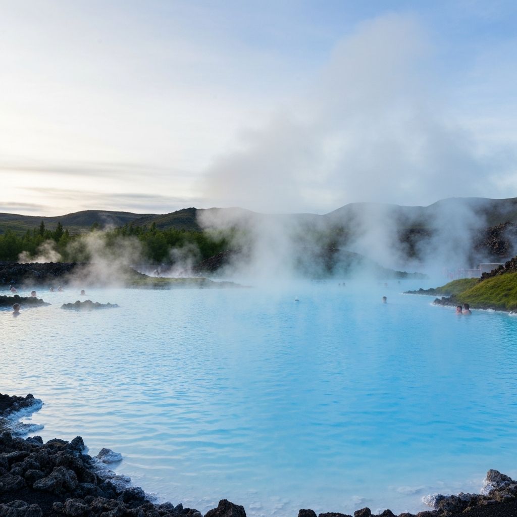 Modrá lagúna, Island - geotermalny rajský kúpeľ